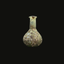 Roman Glass Medicine Bottle with Blue Patina | Roman Period Artifact 1st–3rd Century AD - Found in Jerusalem