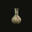 Roman Glass Medicine Bottle with Blue Patina | Roman Period Artifact 1st–3rd Century AD - Found in Jerusalem
