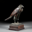 Late Dynastic Bronze Statue of Horus, Late Dynastic Period, 26th-30th Dynasty, 717-332 BC