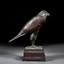 Late Dynastic Bronze Statue of Horus, Late Dynastic Period, 26th-30th Dynasty, 717-332 BC