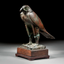 Late Dynastic Bronze Statue of Horus, Late Dynastic Period, 26th-30th Dynasty, 717-332 BC