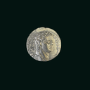 Ancient Roman Silver Coin of Emperor Nero (AD 54–68) – Eagle Reverse