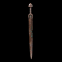 A Majestic Large Bronze Persian sword, from the 1st Millennium B.C.E.