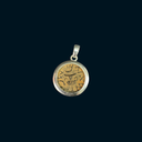 First Jewish Revolt Bronze Prutah Coin Pendant | Judea | 66–73 AD | 925 Silver Bezel