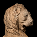 A Marble Trapezophoros Leg in the Form of a Lion, circa 100 A.D.