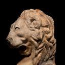 A Marble Trapezophoros Leg in the Form of a Lion, circa 100 A.D.