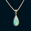 Handcrafted Sterling Silver Drop Pendant with 2,000-Year-Old Roman Glass