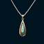 Eternal Drop Sterling Silver Pendant with 2,000-Year-Old Roman Glass