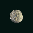 Ancient Roman Silver Coin of Emperor Nero (AD 54–68) – Eagle Reverse