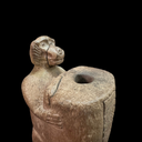 Ancient Egyptian Monkey-Form Kohl Vessel  New Kingdom | c. 1550–1070 BC