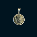 Roman Emperor Philosopher Diocletian Genuine Ancient Coin | 925 Silver coin bezel
