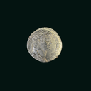 Ancient Roman Silver Coin of Emperor Nero (AD 54–68) – Eagle Reverse