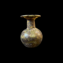 Ancient Roman Glass Cosmetic Balm Jar | Roman Period Artifact 1st–3rd Century AD - Found in Jericho, Israel