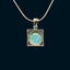 Square Grace Roman Glass Pendant