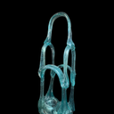 Byzantine Glass “Basket” Kohl Tube | Holy Land Cosmetic Vessel | 5th–7th Century CE