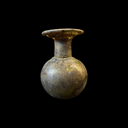 Ancient Roman Glass Cosmetic Balm Jar | Roman Period Artifact 1st–3rd Century AD - Found in Jericho, Israel