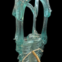 Byzantine Glass “Basket” Kohl Tube | Holy Land Cosmetic Vessel | 5th–7th Century CE