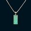 Handmade Sterling Silver Messianic Pendant with 2,000-Year-Old Roman Glass