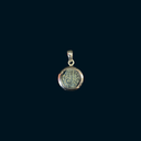 Pontius Pilate Bronze Prutah Coin Pendant | Judea | 26–36 AD | 925 Silver Bezel