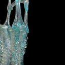 Byzantine Glass “Basket” Kohl Tube | Holy Land Cosmetic Vessel | 5th–7th Century CE