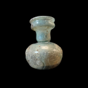 Beautiful Ribbed Roman Glass Perfume Bottle (Dropper) | Time of Jesus Artifact 1st–3rd Century AD - Found in Jerusalem