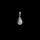 Sterling Silver Roman Glass Classic Teardrop Pendant – 2,000-Year-Old History