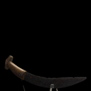 Viking Iron Knife, 12th Century, Original Blade with Restored Handle