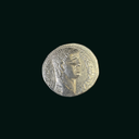 Ancient Roman Silver Coin of Emperor Nero (AD 54–68) – Eagle Reverse (Copy)