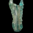 Byzantine Glass “Basket” Kohl Tube | Holy Land Cosmetic Vessel | 5th–7th Century CE