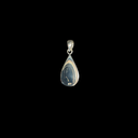 Sterling Silver Roman Glass Classic Teardrop Pendant – 2,000-Year-Old History