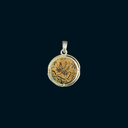First Jewish Revolt Bronze Prutah Coin Pendant | Judea | 66–73 AD | 925 Silver Bezel