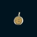 First Jewish Revolt Bronze Prutah Coin Pendant | Judea | 66–73 AD | 925 Silver Bezel