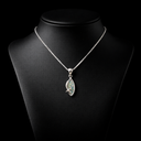 Sterling Silver Roman Glass Fish Pendant - 2,000-Year-Old History